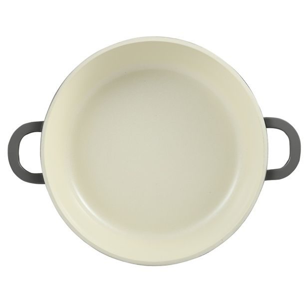 BERGNER Kastrol s keramickým povrchem a poklicí EXCALIBUR 24 cm šedá BG-36103-GY