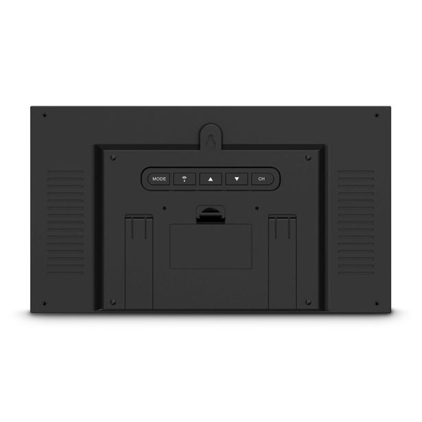 Hama Sylt, meteostanice, bezdrátový senzor, DCF hodiny, teplota, vlhkost, počasí, baterie, černá