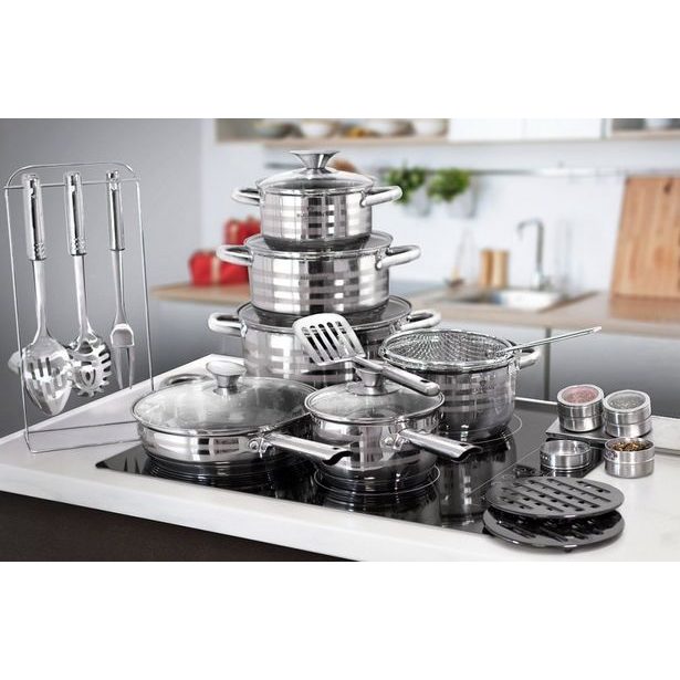 BLAUMANN Sada nádobí nerez 27 ks Jumbo Gourmet Line BL-3134