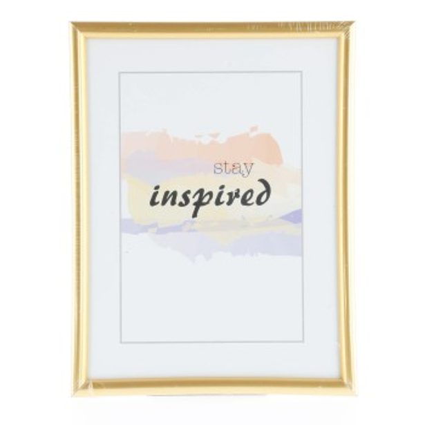 Hama rámeček plastový MADRID, zlatý matný, 15x20cm