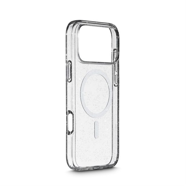 White Diamonds Mag Glitter, kryt pro Apple iPhone 17 Pro Max, magnetický, průhledný s třpytkami