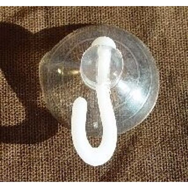 háček s přísavkou MALÝ, otočný, plast