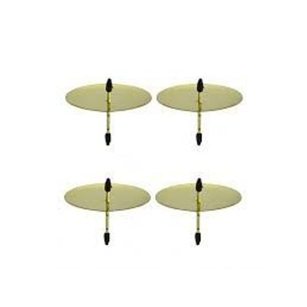 bodec- 4ks-d55mm-zlatý do adv.věnce, hrot 5cm/2cm, kov