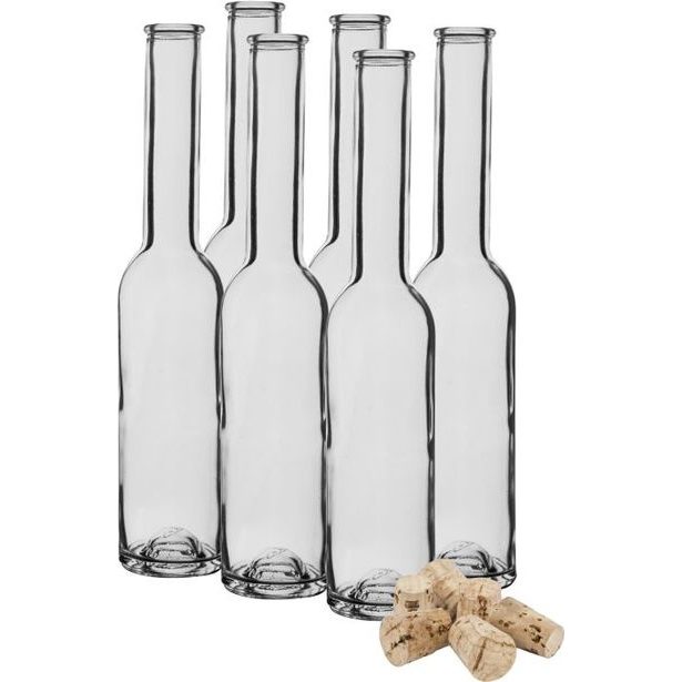 láhev-1ks-200ml sklo s kork.zátkou