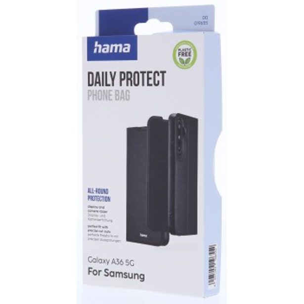 Hama Daily Protect, pouzdro-knížka pro Samsung Galaxy A36 5G, funkce stojanu, černé