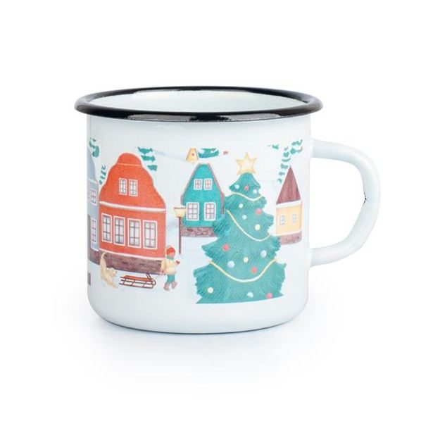 Nezařazeno HRNEK SMALT 8CM VESNIČKA_hamashop