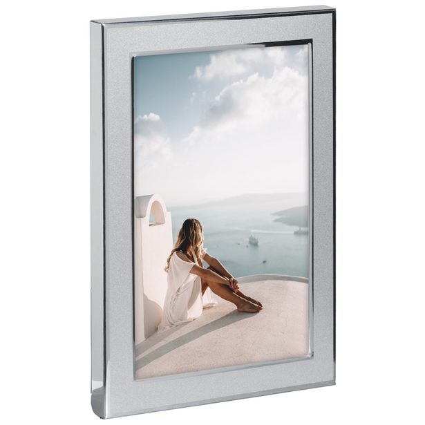 Hama portrétový rámeček SANTORINI, 15x20 cm, stříbrná