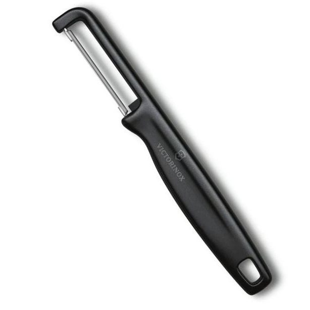 škrabka IOTA, vroubk.ostří-ČERNÁ, VICTORINOX