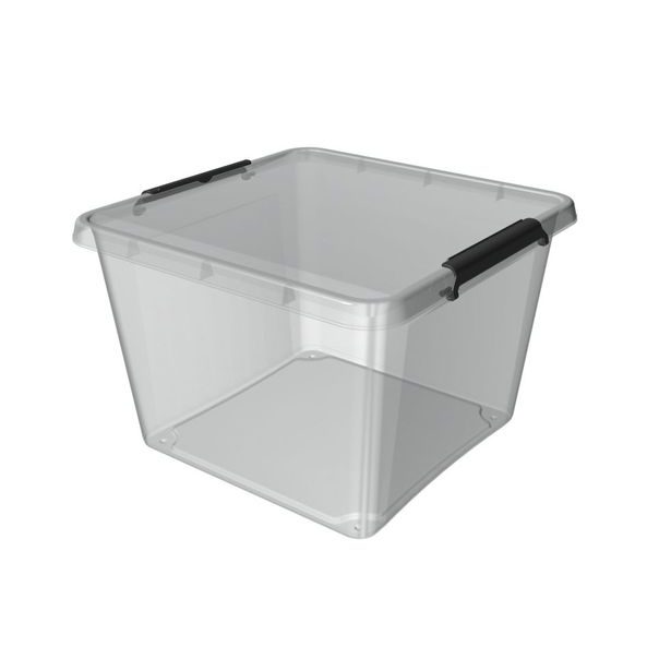 box 32,0l SIMPLE-1622, 39x39x26cm, transp.plast