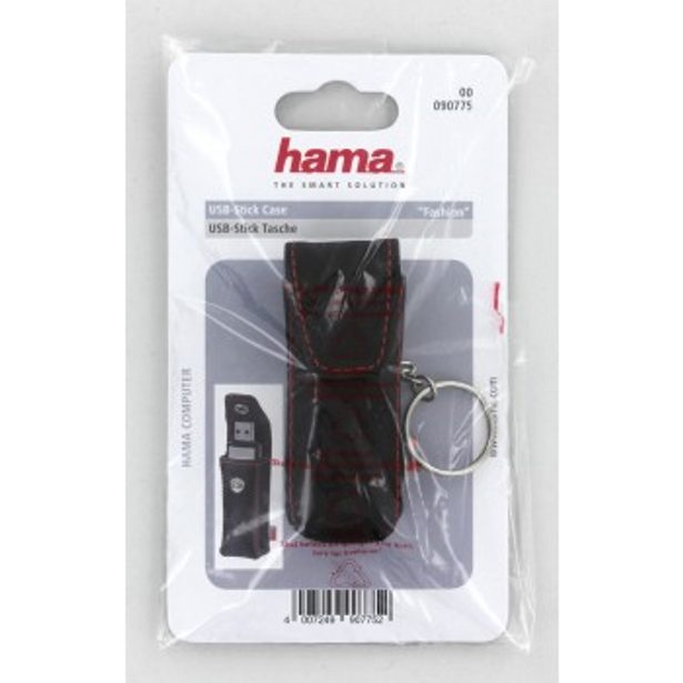 Hama pouzdro Fashion na USB flash disk, černé