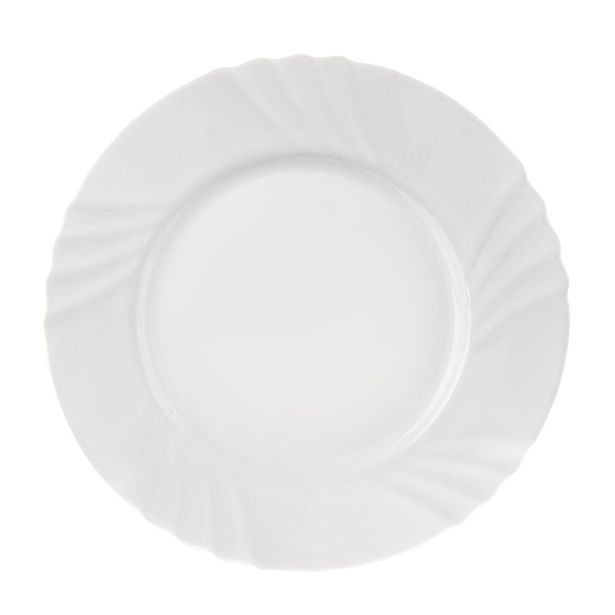 Mělký talíř LUNA vlnky pr. 25,5 cm