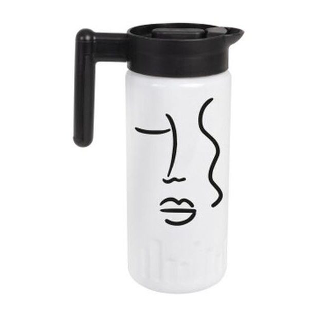 džbán 1,46l, WATER, bílé sklo/plast