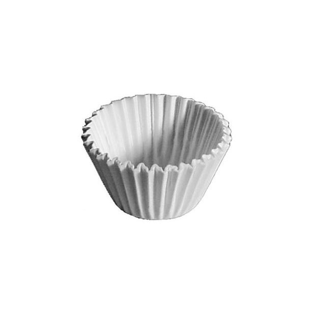 košíček d25x19mm, 200ks, bílý papír, MUFFINY