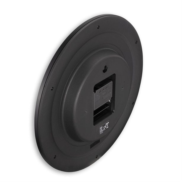 Hama Tenerife, nástěnné hodiny, řízené rádiovým signálem, průměr 35 cm, černé