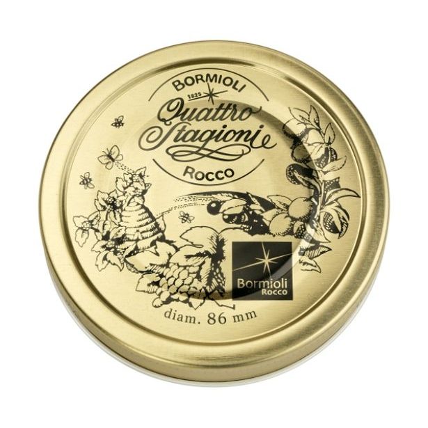 víčko 86mm-2ks-sklen.zavař. QUATTRO ST., víčko kov