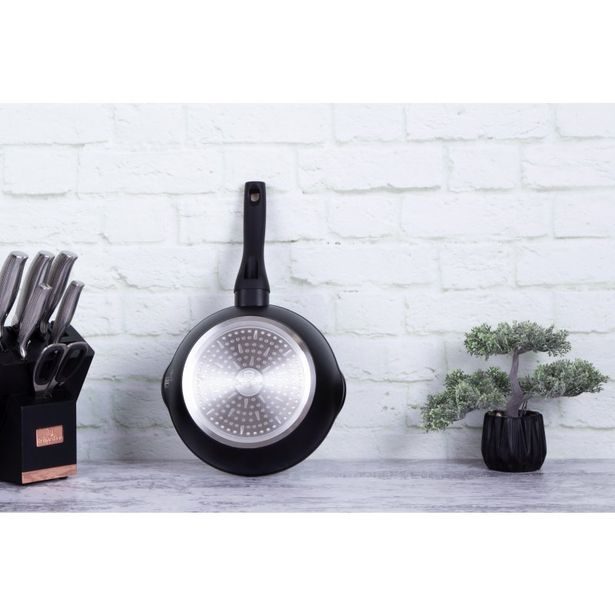 BERLINGERHAUS Pánev hluboká s mramorovým povrchem 24 cm Black Rose Collection BH-6184