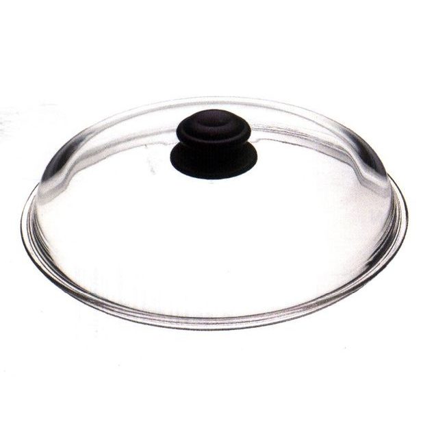 poklice d32cm sklo, vč.plast. úchytu do 250°C, vhodné na BAF