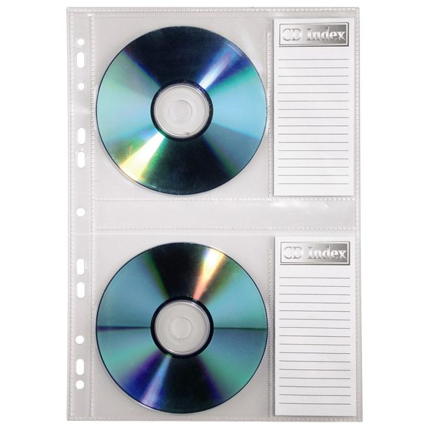 Hama CD-ROM Binder Sleeves, DIN A4