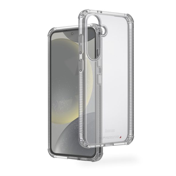 Hama Extreme Protect, kryt pre Samsung Galaxy S24, materiál D3O®, nezažltne, priehľadný