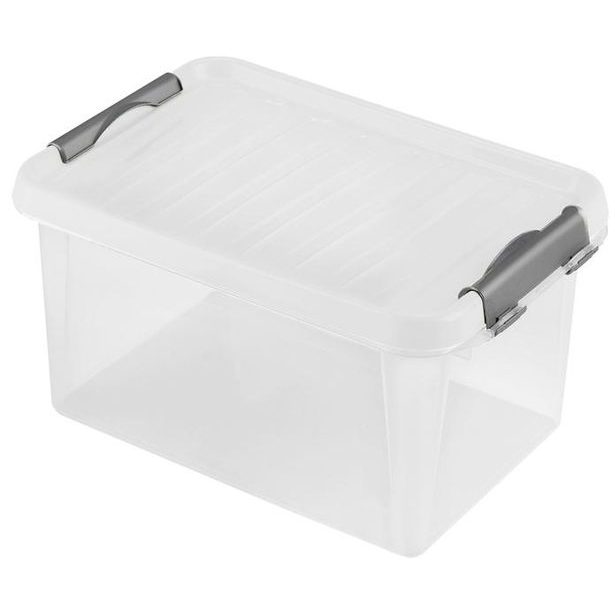 heidrun BOX ÚLOŽNÝ S VÍKEM 8L, PLAST, 33X22,5X16CM_hamashop