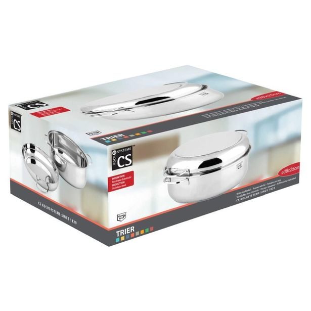 CS SOLINGEN Pekáč s víkem nerezový TRIER 38 cm. CS-075224