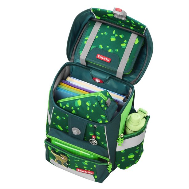 Školní aktovka Step by Step SPACE, Dino Targo - 5 dílný set, AGR certifikát