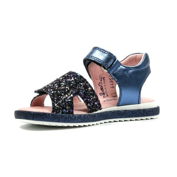 Dívčí kožené sandálky Richter - petrol/atlantic