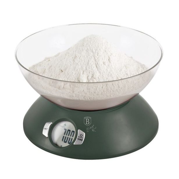 BERLINGERHAUS Váha kuchyňská s miskou Matte Green Collection BH-9619