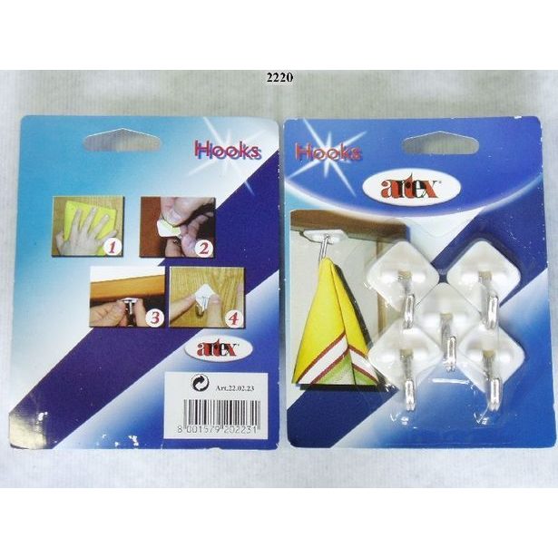 háček- 5ks-výkyvný, samolep. /22.02.23./