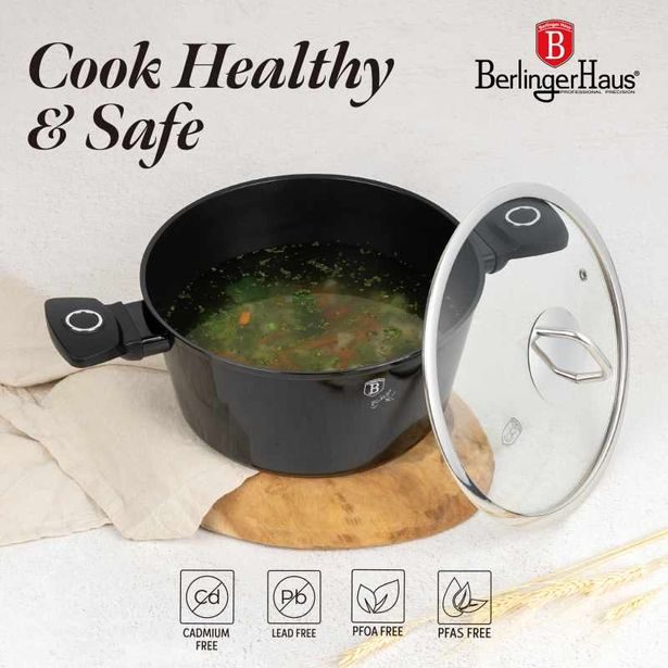 BERLINGERHAUS Sada nádobí s titanovým povrchem 10 ks Black Vantage Collection BH-8231