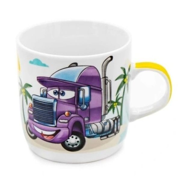 hrnek 230ml NÁKLADNÍ AUTÍČKO, dětský, BL-777, porcelán