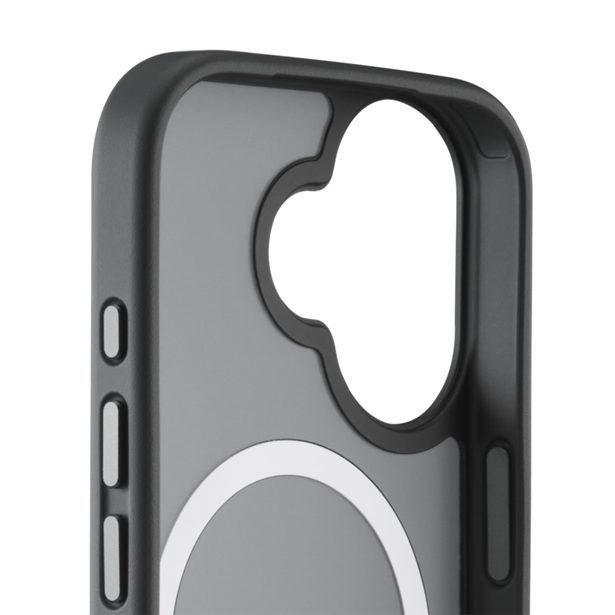 White Diamonds Hybrid Case, kryt pro Apple iPhone 17, magnetický, matný, poloprůhledný černý