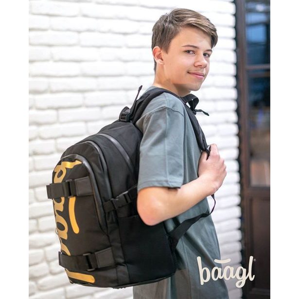 BAAGL Školní batoh Skate Gold Baagl