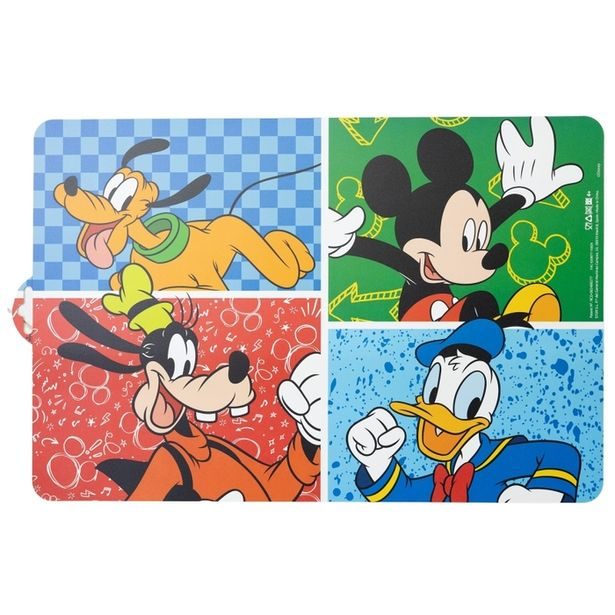 prostírání 43x28cm MICKEY, DONALD, PLUTO, plast