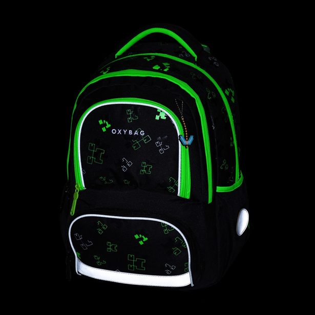 Školní batoh OXY NEXT Green Cube