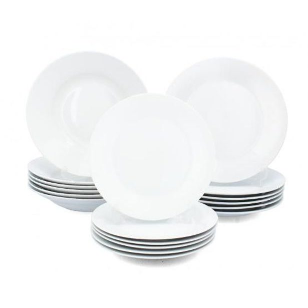 soupr.18díl.jídelní BÍLÝ, porcelán