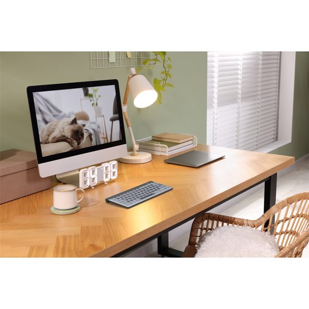 Hama bezdrátová Multi Device klávesnice WK-700, extra kompaktní, nabíjecí