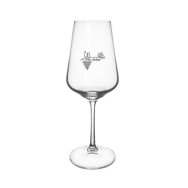 Sklenice na víno Čas na víno 0,35 l 1 ks