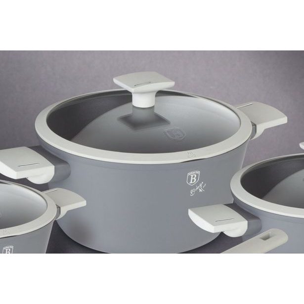 BERLINGERHAUS Sada nádobí s titanovým nepřilnavým povrchem 10 ks Aspen Collection BH-7061