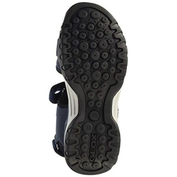 Detská letná obuv GEOX J BOREALIS BOY NAVY/BLACK