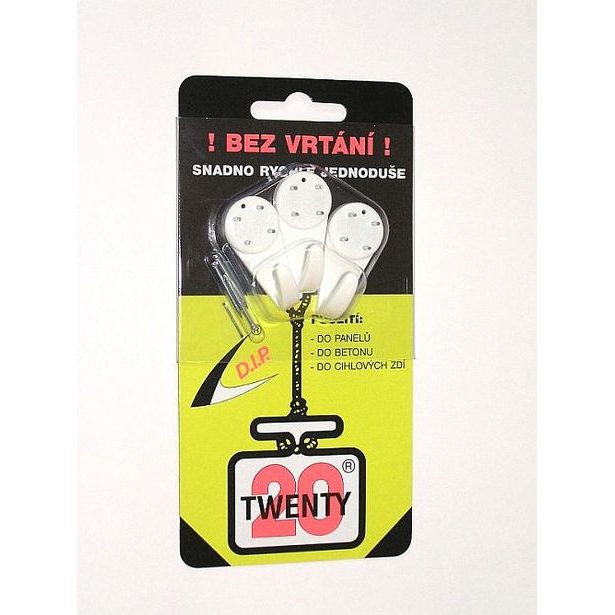 háček- 3ks TWENTY MAXI, blistr