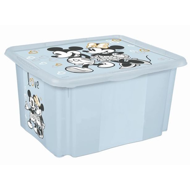 box 24,0 l MICKEY, kouř.modrý, 42,5x35,5x22,5cm, plast