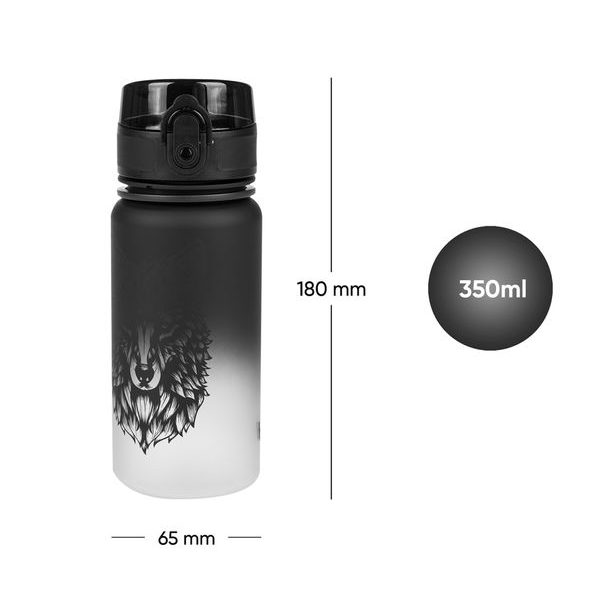BAAGL Tritanová láhev na pití Gradient Vlk 350 ml