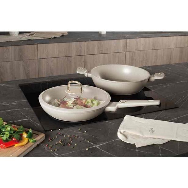 BERLINGERHAUS Pánev s titanovým povrchem a poklicí 28 cm Sahara Collection BH-8068