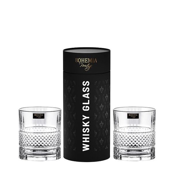sklen. 340ml, 2ks, BOHEMIA PR. ELEGANTE, whisky, DB