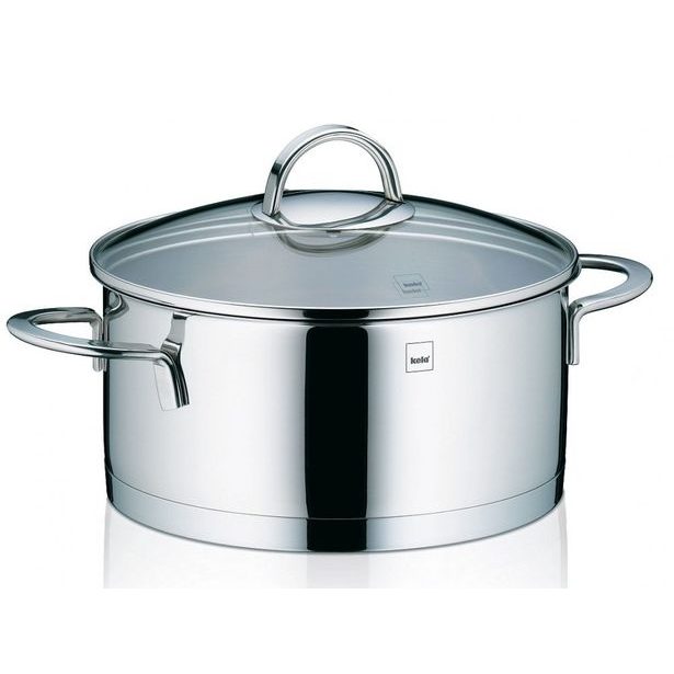 KELA Kastrol nerez se skleněnou poklicí 2,45 l CAILIN KL-10956