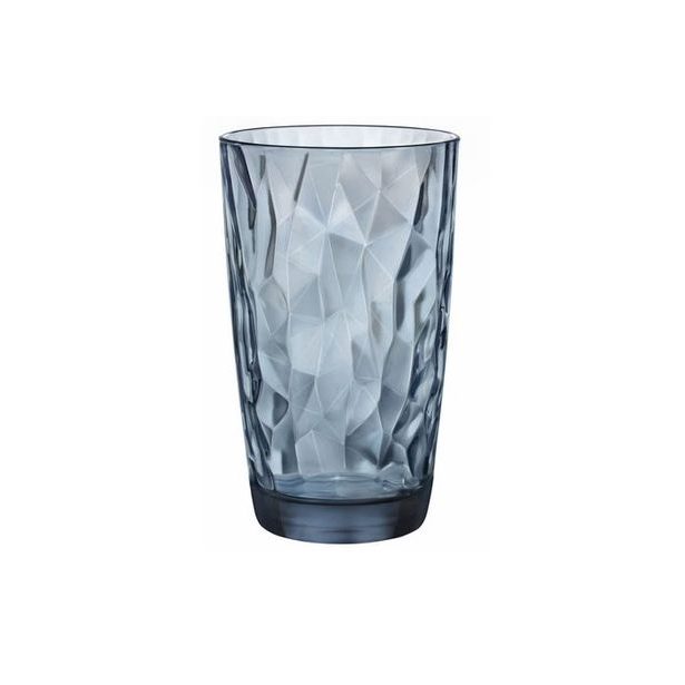 sklen. 470ml, 1ks, DIAMOND modrá, Bormioli