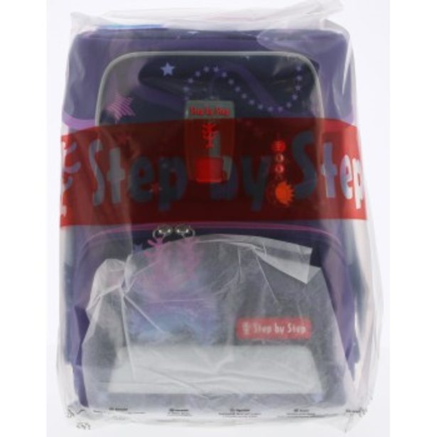 Školní aktovka SPACE pro prvňáčky - 5dílný set, Step by Step Pegas Emily, certifikát AGR