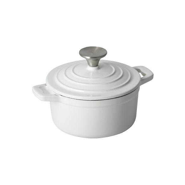 CS SOLINGEN Sada nádobí litinová Xanten 7 ks bílá CS-094805