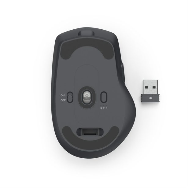 Hama bezdrátová Multi Device myš WM-800, nabíjecí, tichá, šedá